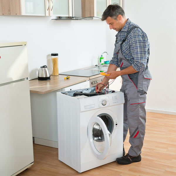 can you walk me through the steps of troubleshooting my washer issue in Deerfield